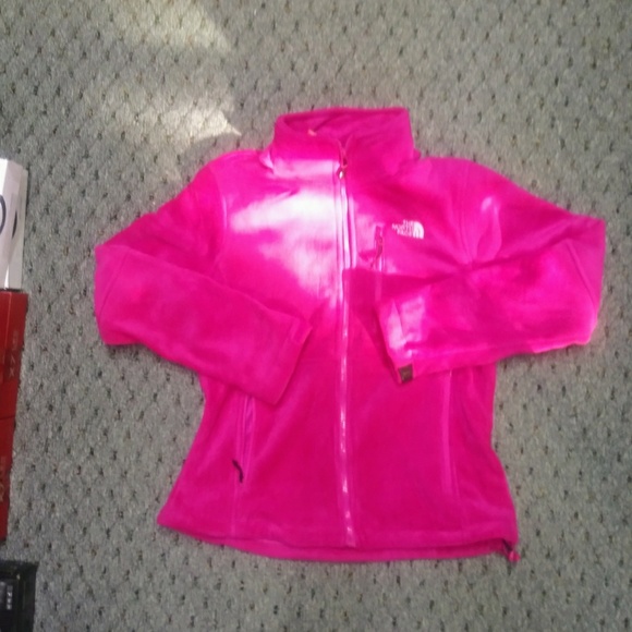 The North Face Fleece Hoodie Jacket Removable Hood - Picture 7 of 8